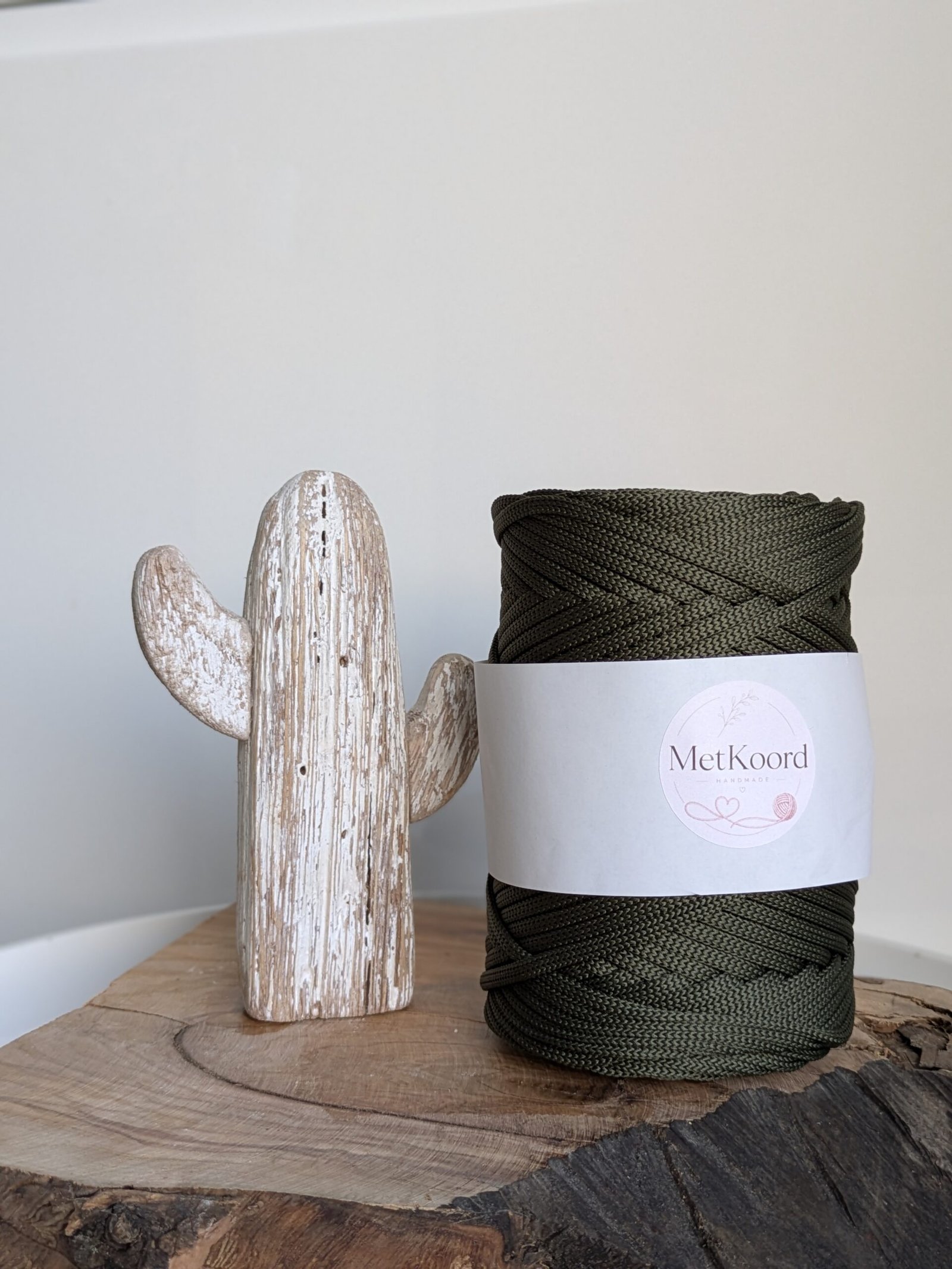 Sznurek Poliestrowy 5mm Khaki - obrazek 2